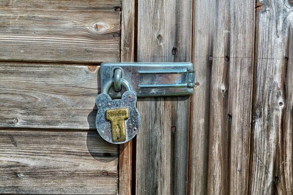 Pad Lock on Shed