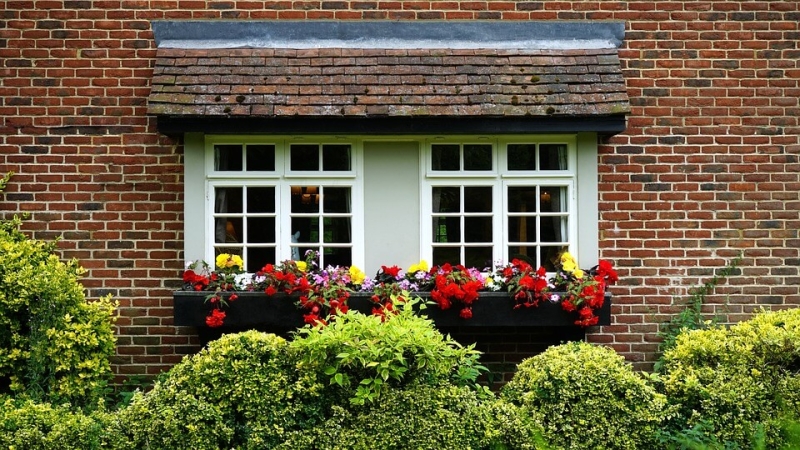 Window Flower Bed