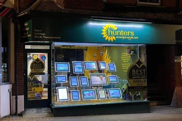 Hunters Estate Agents office